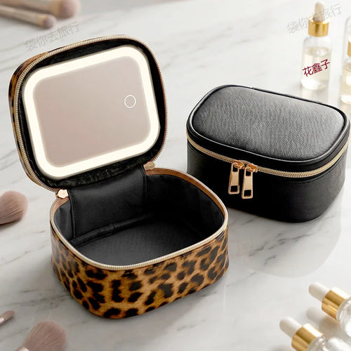 Portable LED Travel Vanity Case