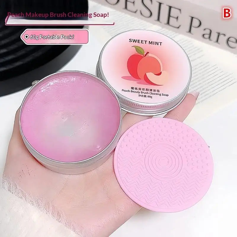 Deep Clean Heart Brush Soap Set